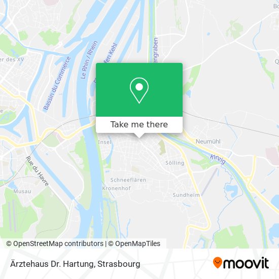 Ärztehaus Dr. Hartung map