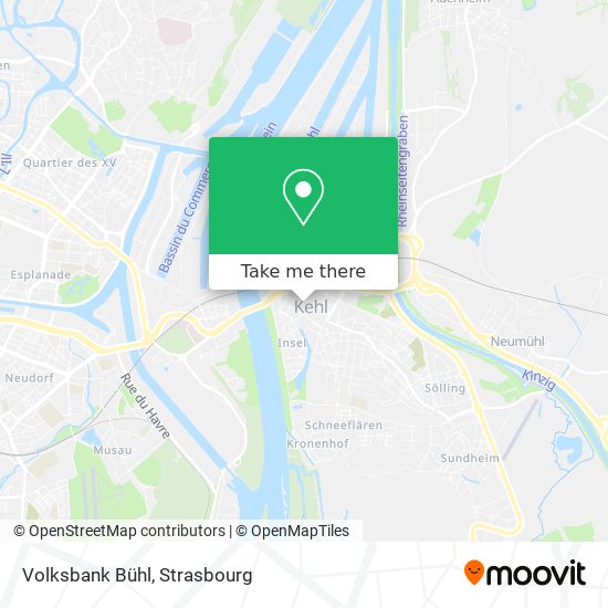 Volksbank Bühl map