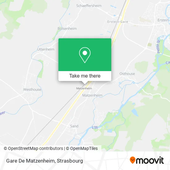 Gare De Matzenheim map