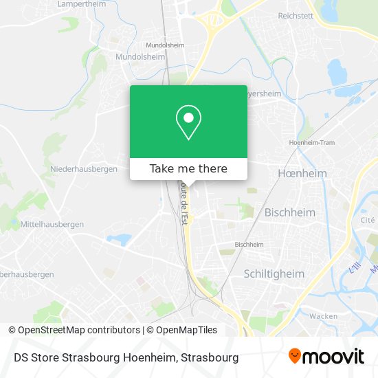 DS Store Strasbourg Hoenheim map