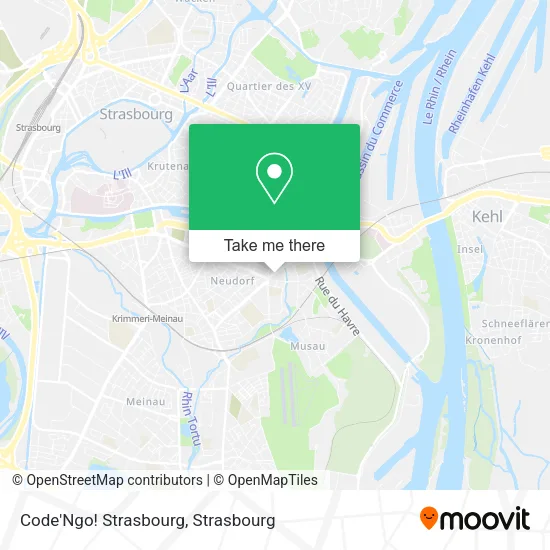 Code'Ngo! Strasbourg map