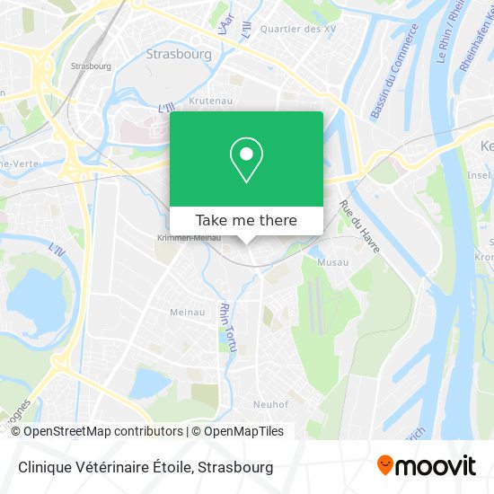 Clinique Vétérinaire Étoile map