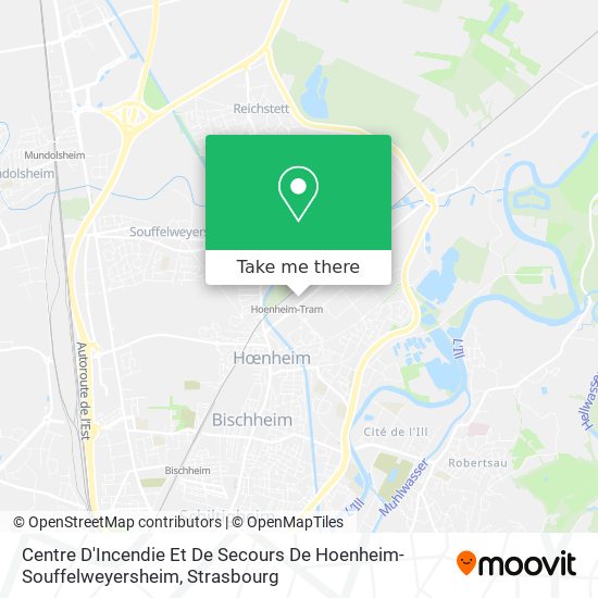 Centre D'Incendie Et De Secours De Hoenheim-Souffelweyersheim map