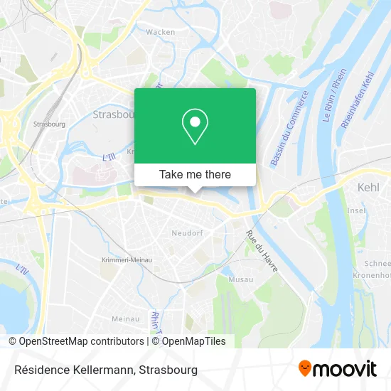 Résidence Kellermann map