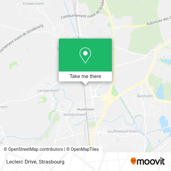 Leclerc Drive map