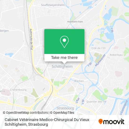 Cabinet Vétérinaire Medico-Chirurgical Du Vieux Schiltigheim map