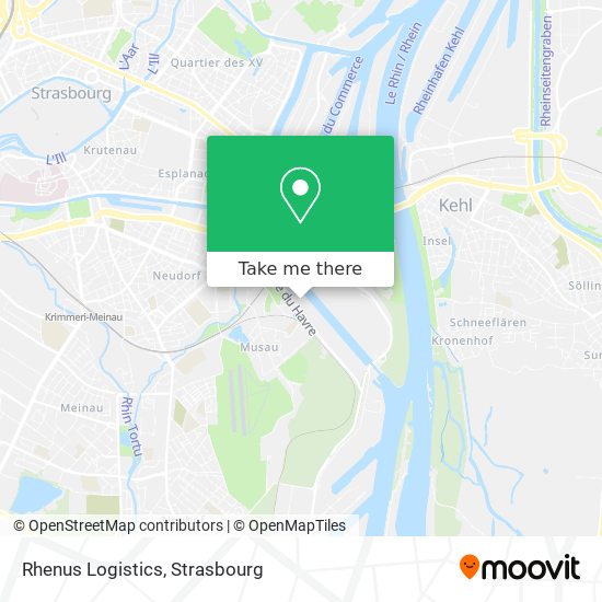 Mapa Rhenus Logistics