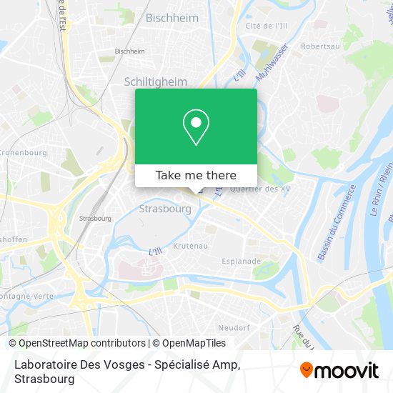 Laboratoire Des Vosges - Spécialisé Amp map
