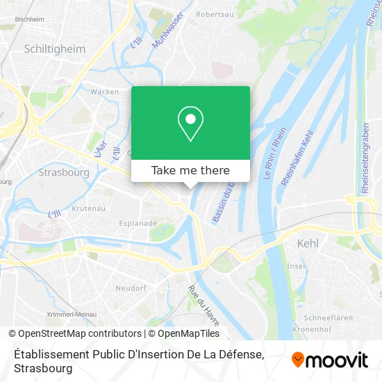 Établissement Public D'Insertion De La Défense map