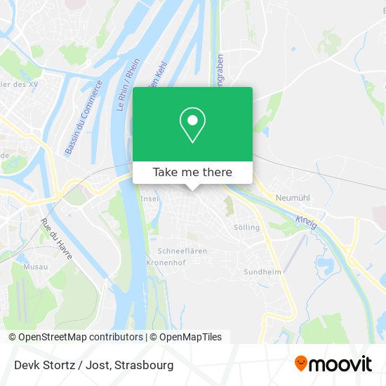 Mapa Devk Stortz / Jost