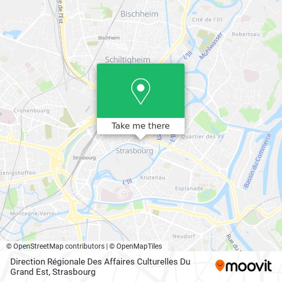 Direction Régionale Des Affaires Culturelles Du Grand Est map