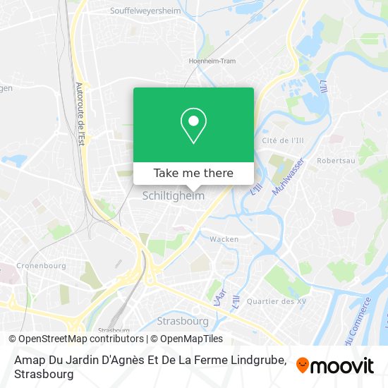 Mapa Amap Du Jardin D'Agnès Et De La Ferme Lindgrube