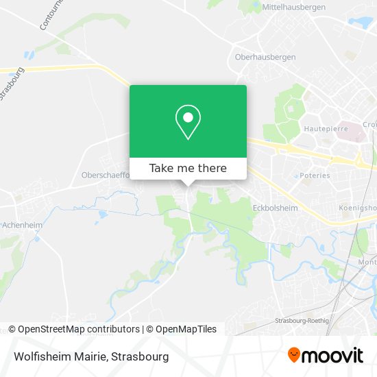 Mapa Wolfisheim Mairie