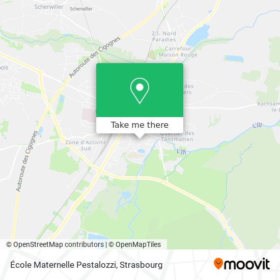 École Maternelle Pestalozzi map