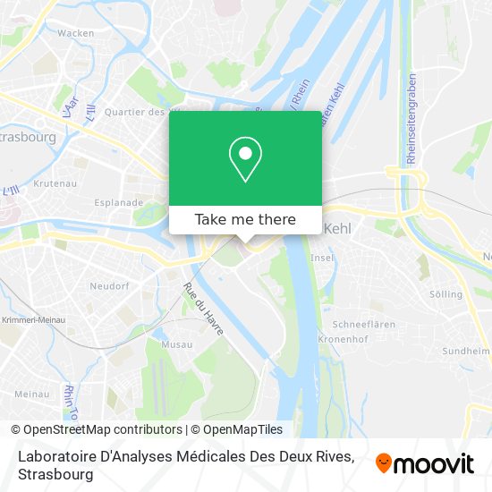 Laboratoire D'Analyses Médicales Des Deux Rives map