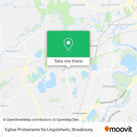 Eglise Protestante De Lingolsheim map