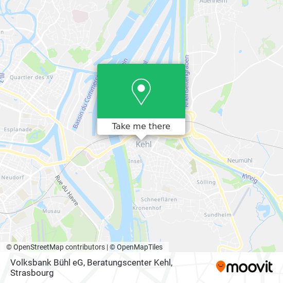 Volksbank Bühl eG, Beratungscenter Kehl map