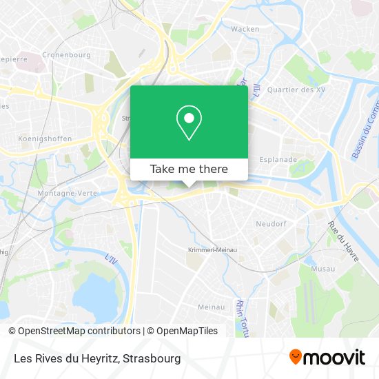 Les Rives du Heyritz map