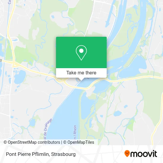 Pont Pierre Pflimlin map