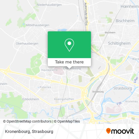 Kronenbourg map