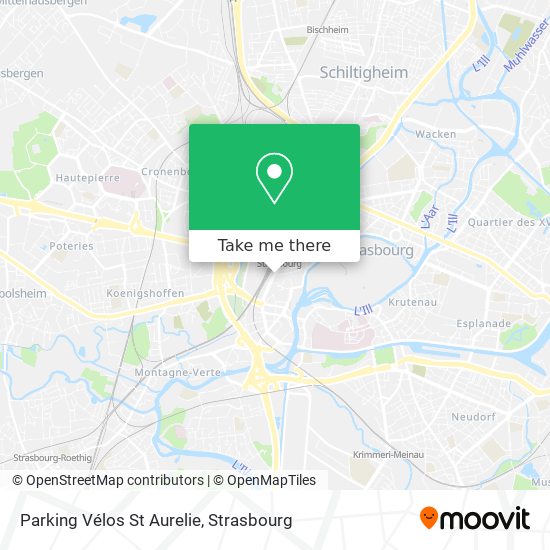 Parking Vélos St Aurelie map