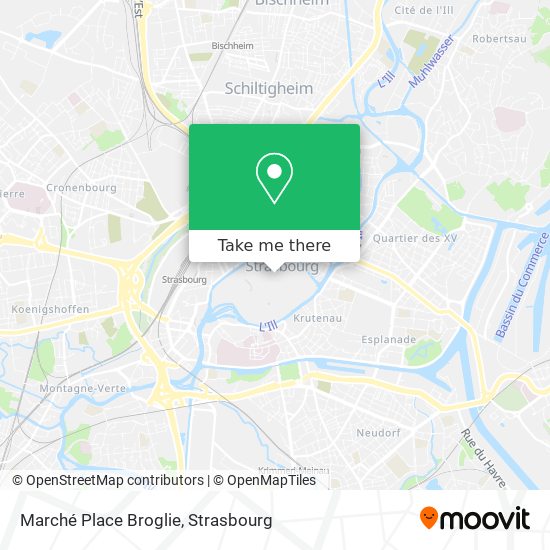 Marché Place Broglie map