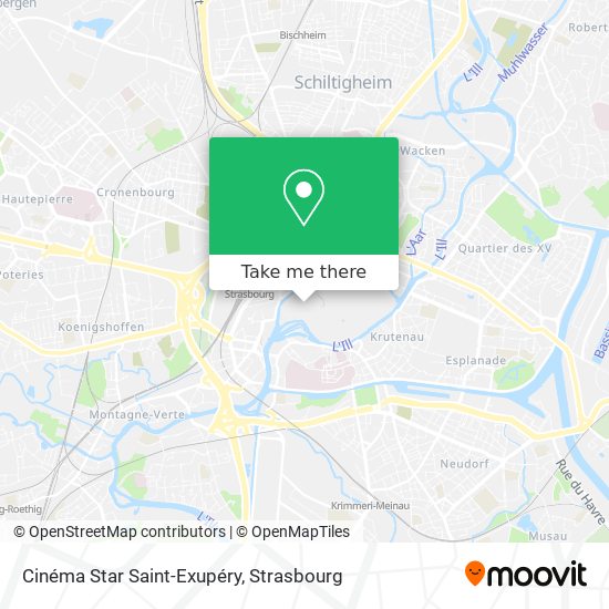 Cinéma Star Saint-Exupéry map