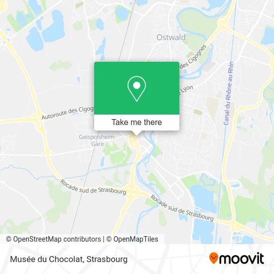 Musée du Chocolat map