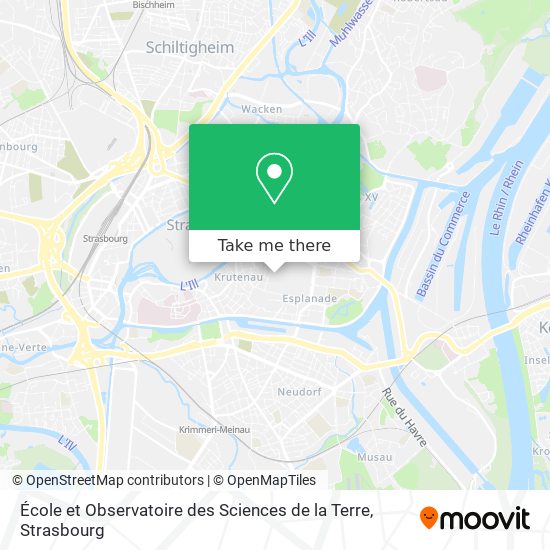 École et Observatoire des Sciences de la Terre map