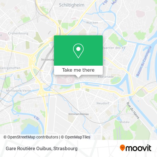 Gare Routière Ouibus map