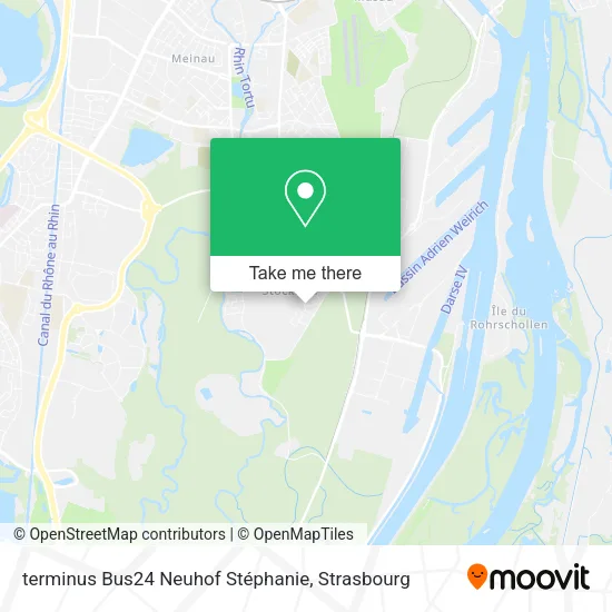 terminus Bus24 Neuhof Stéphanie map
