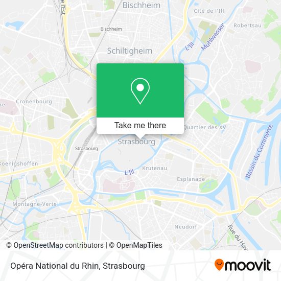Opéra National du Rhin map