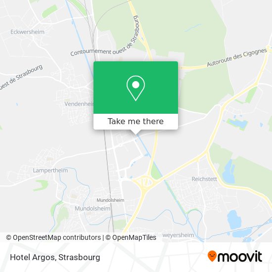 Hotel Argos map