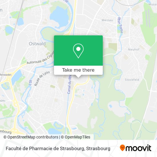 Faculté de Pharmacie de Strasbourg map