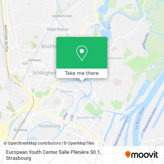 European Youth Center Salle Plénière S0.1 map