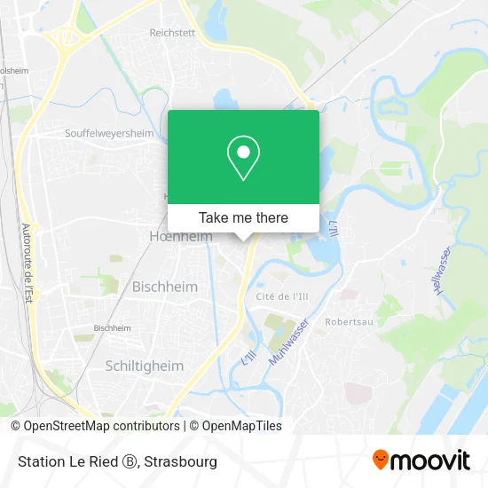 Station Le Ried Ⓑ map