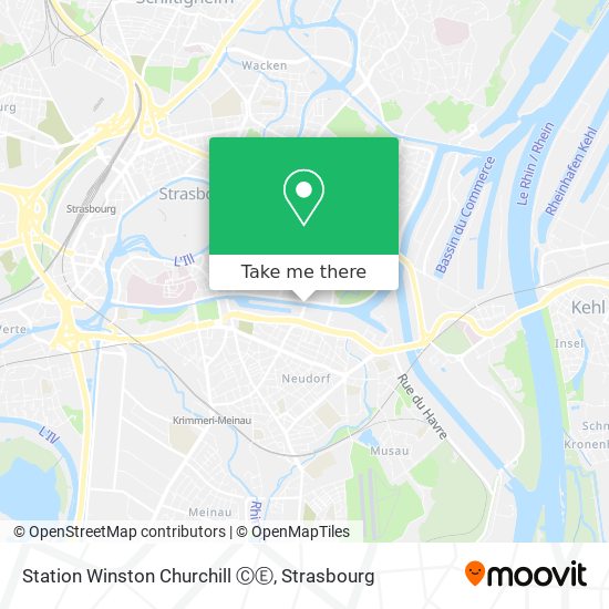 Station Winston Churchill ⒸⒺ map