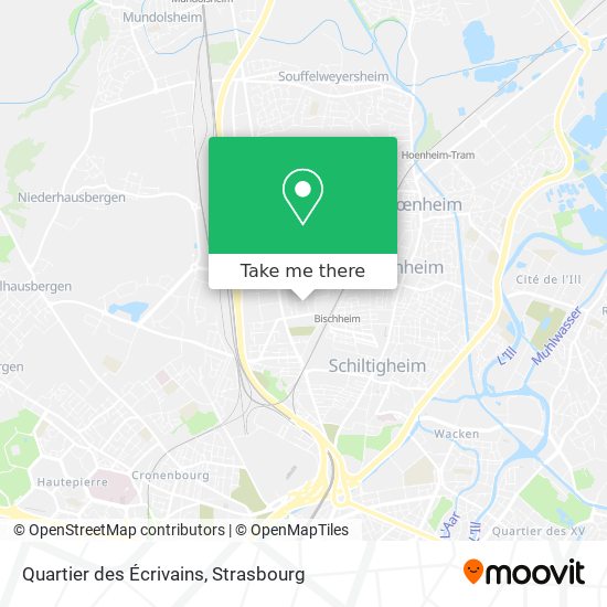 Quartier des Écrivains map