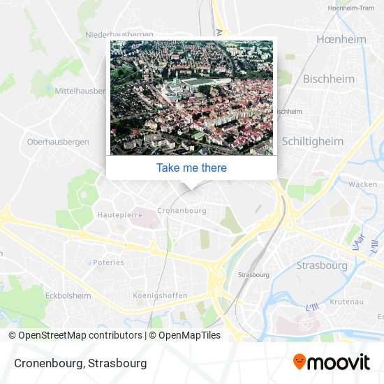 Mapa Cronenbourg