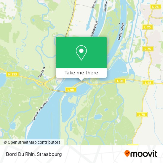 Bord Du Rhin map