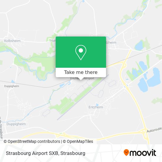 Mapa Strasbourg Airport SXB