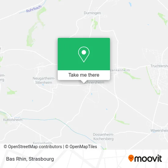 Bas Rhin map