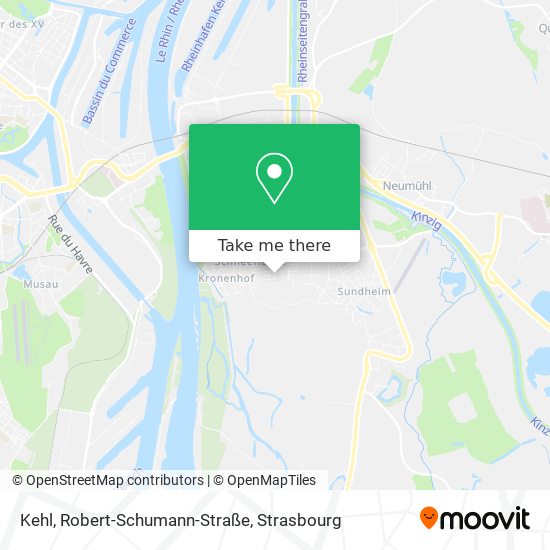 Mapa Kehl, Robert-Schumann-Straße
