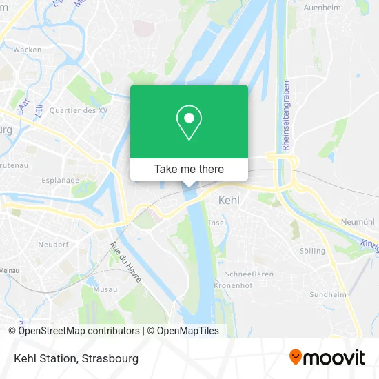 Kehl Station map