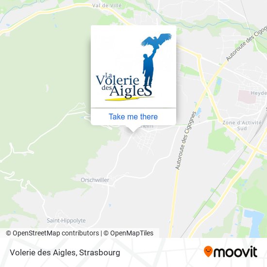 Volerie des Aigles map