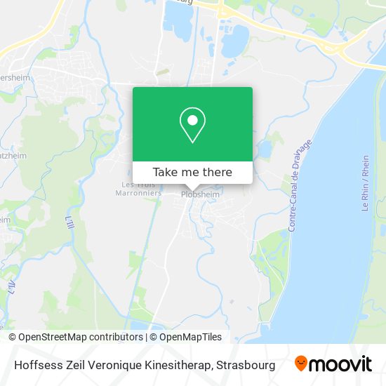 Hoffsess Zeil Veronique Kinesitherap map