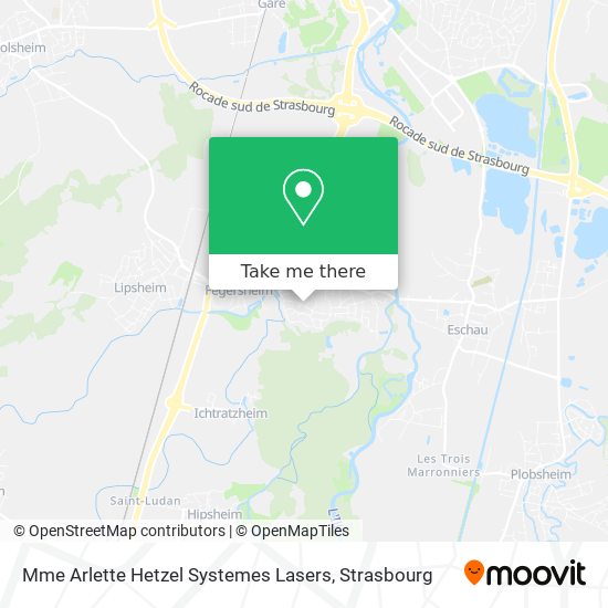 Mme Arlette Hetzel Systemes Lasers map