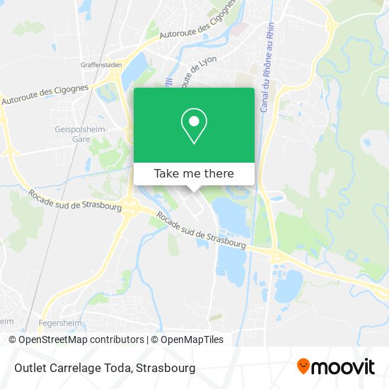 Outlet Carrelage Toda map