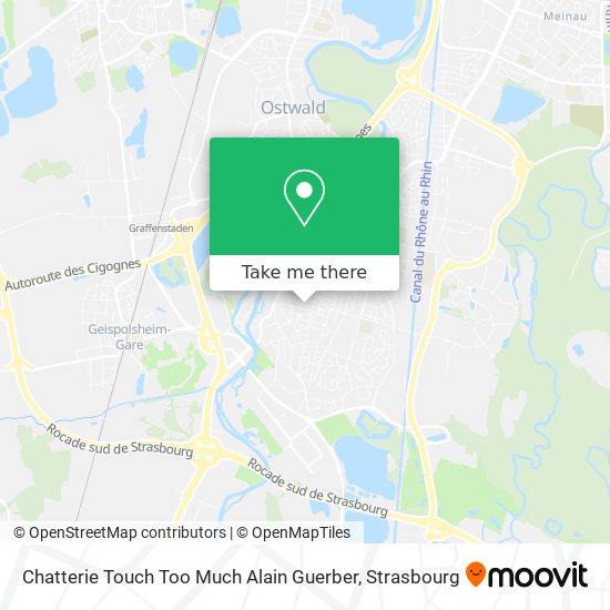 Chatterie Touch Too Much Alain Guerber map