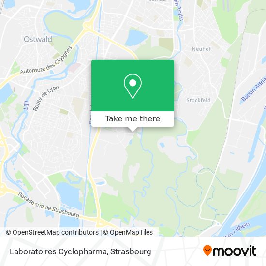 Laboratoires Cyclopharma map